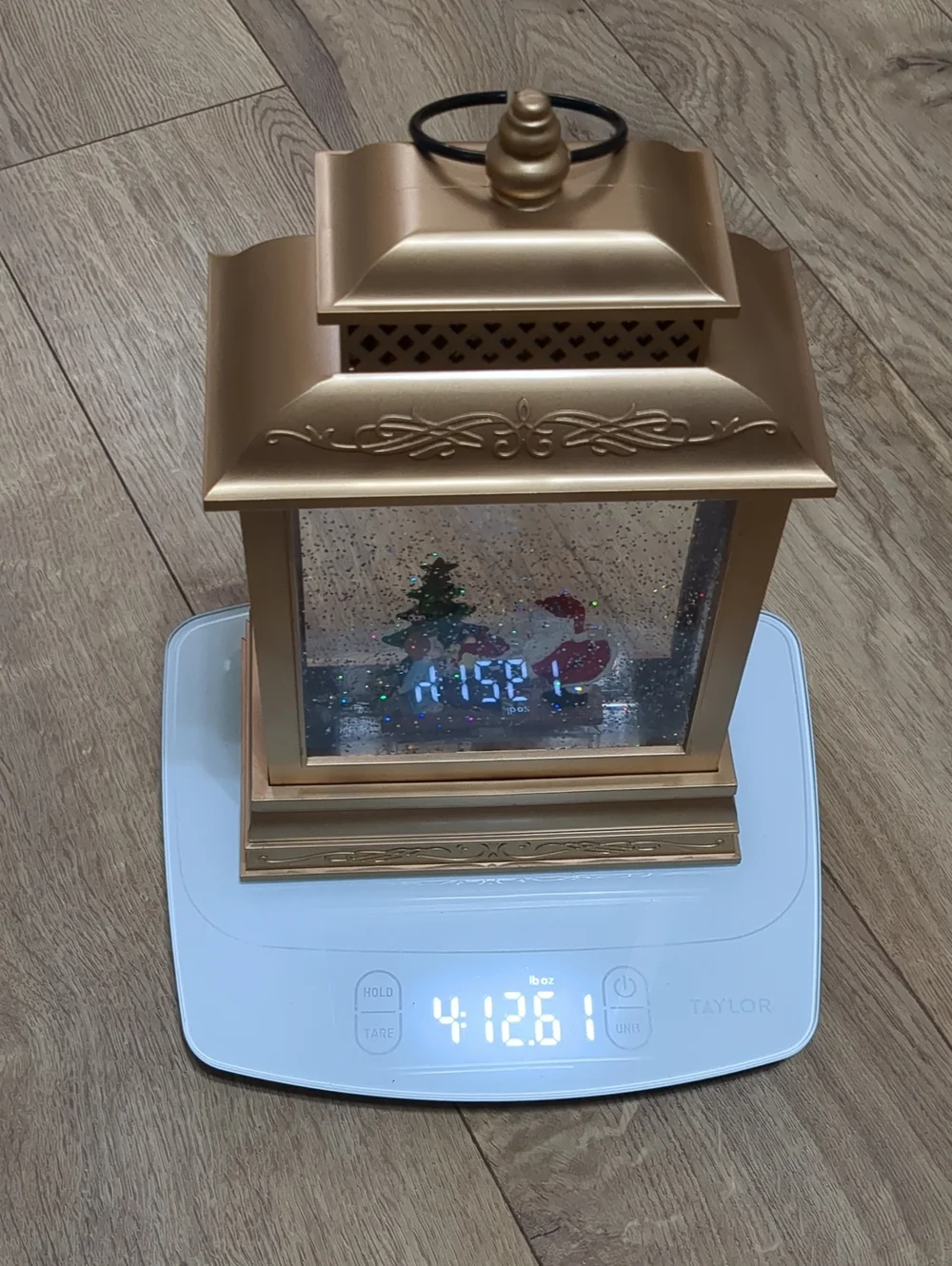 2021 Avon Gifts From Santa Snow Globe Lantern NIB